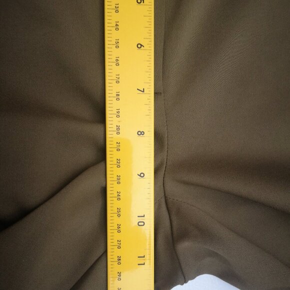 NWT RW&CO Ladies Size 2 Brown Curvy Fit Slim Leg Ankle Length Suit Pants - Picture 14 of 15